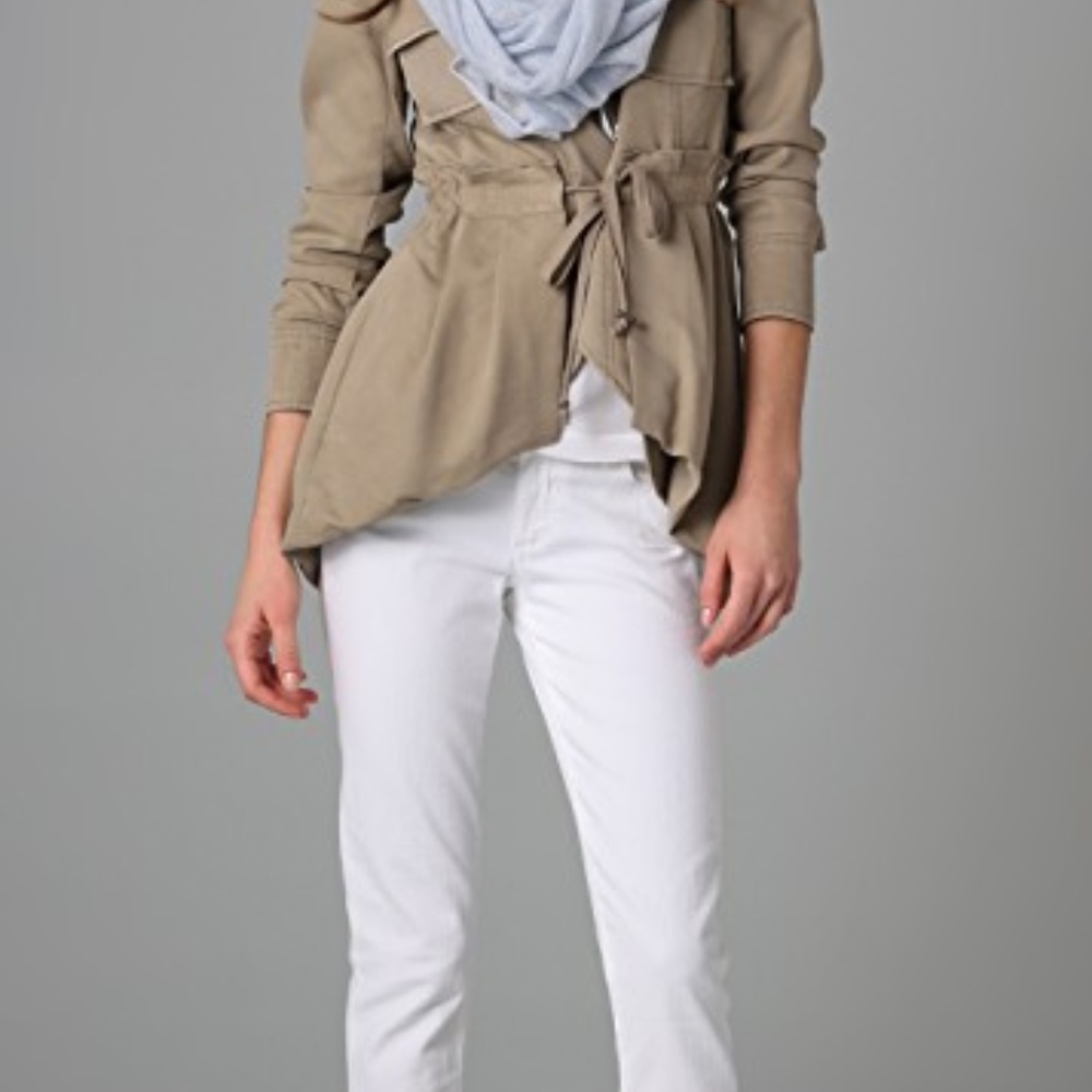 NWT Paige Denim 'Roxbury' Crop Jeans White Optic